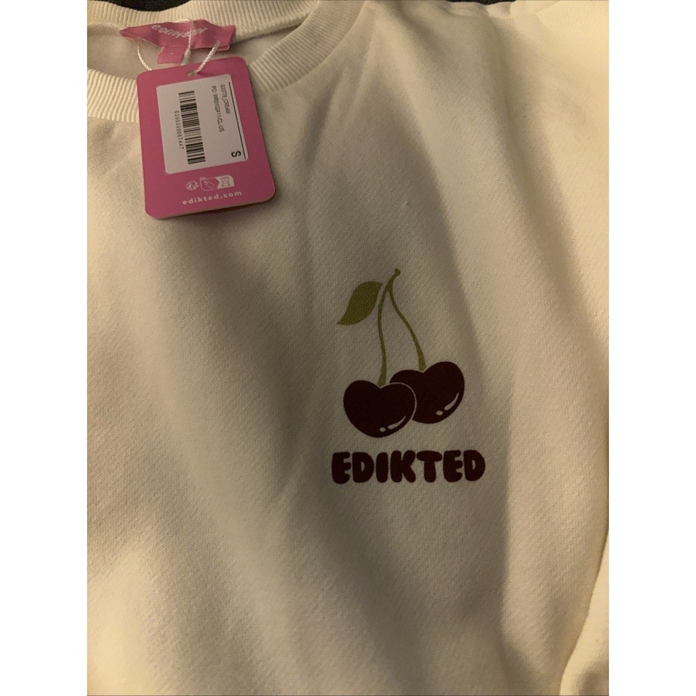 Edikted Cherry Babe Sweatshirt